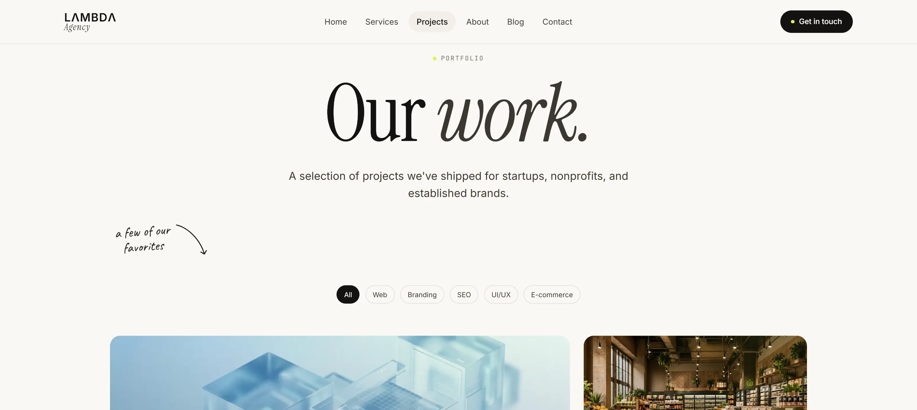 Lambda Agency template — screenshot 3 of 5