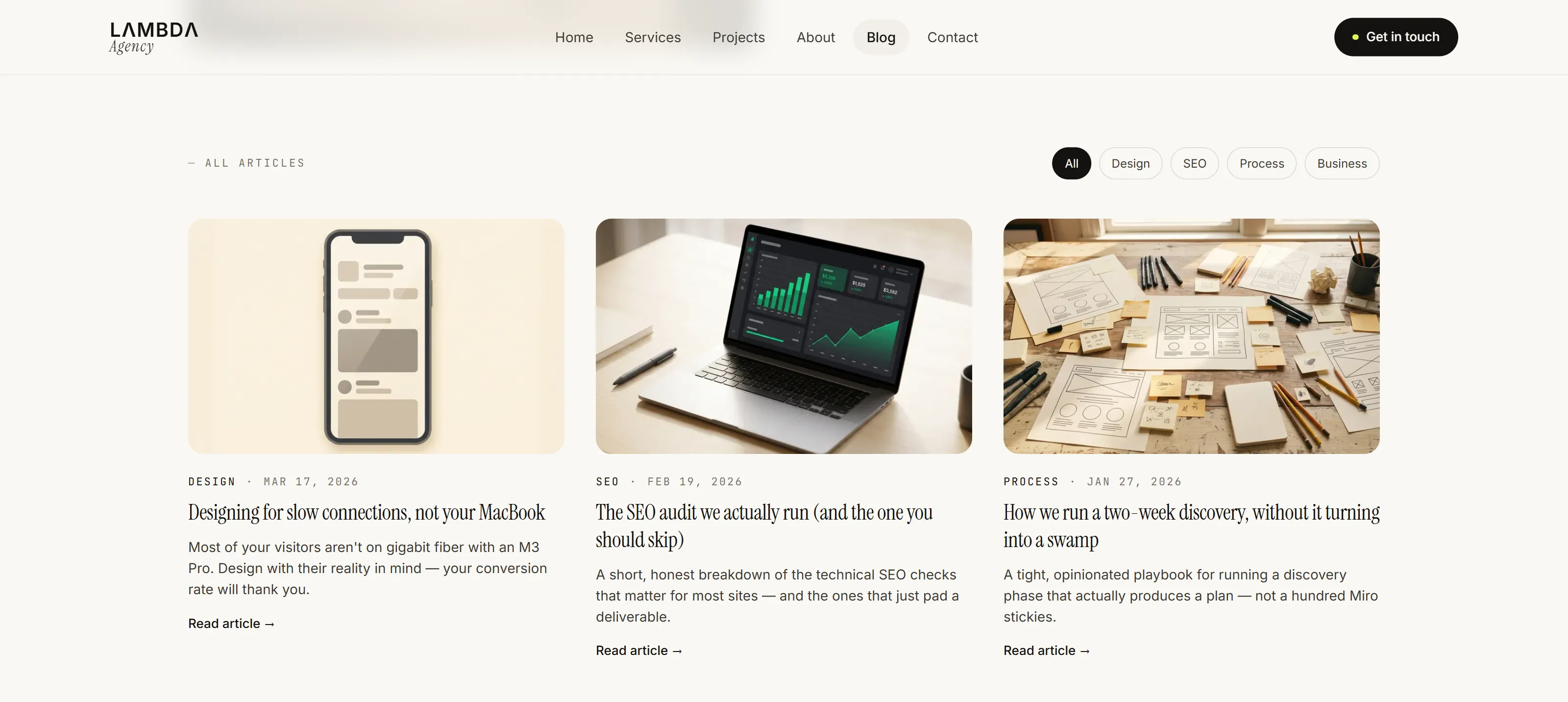 Lambda Agency template — screenshot 4 of 5