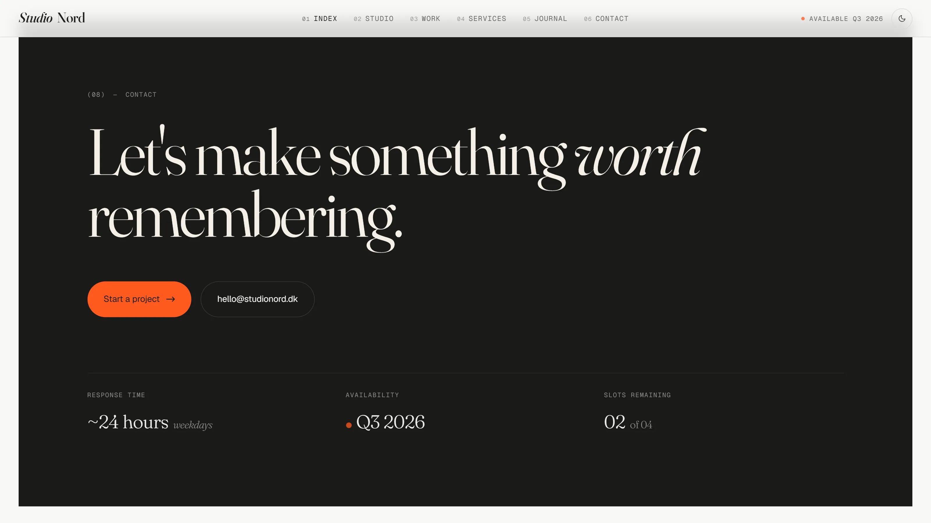 Lambda Minimal template — screenshot 2 of 5