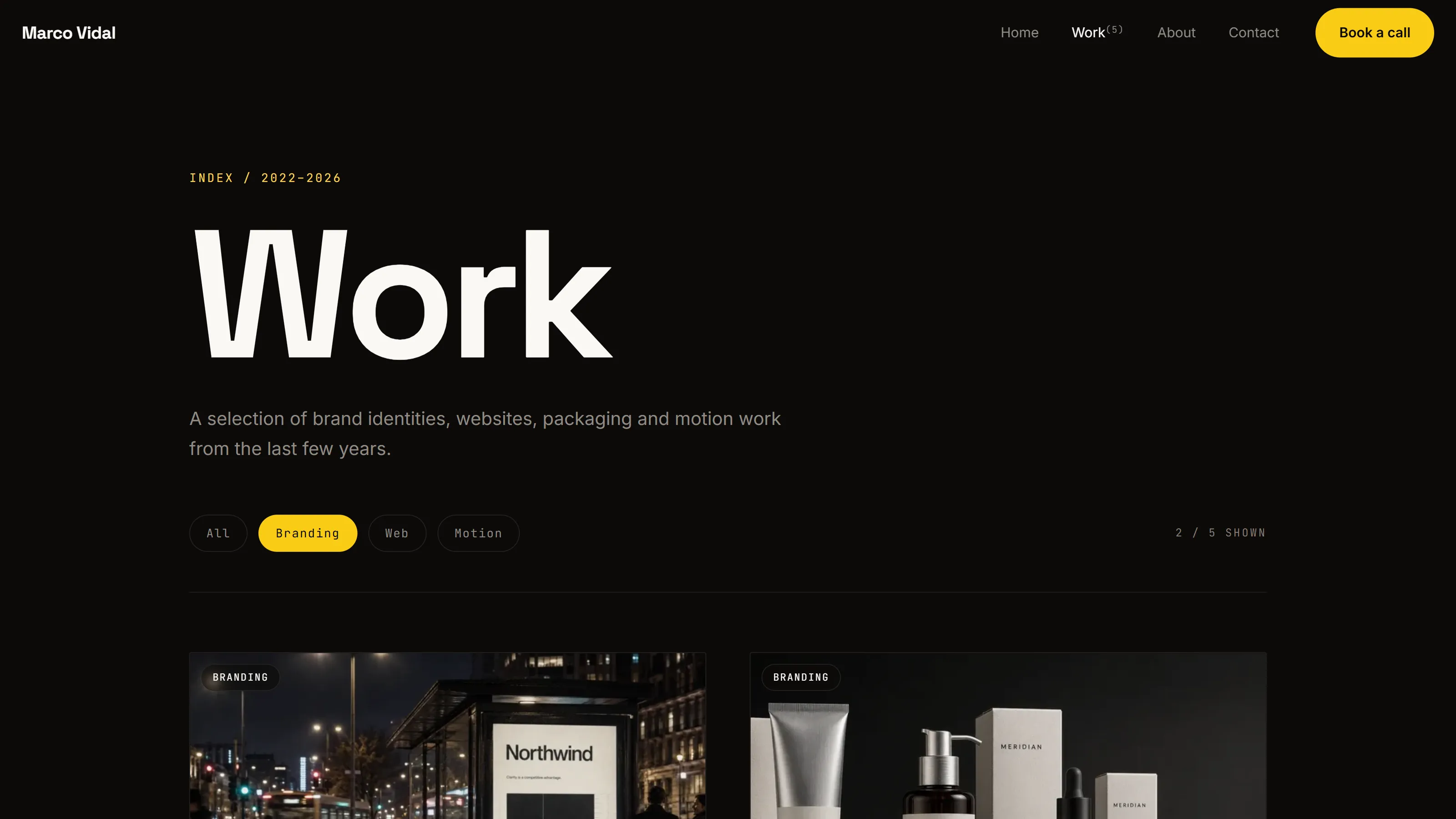 Lambda Portfolio template — screenshot 2 of 5